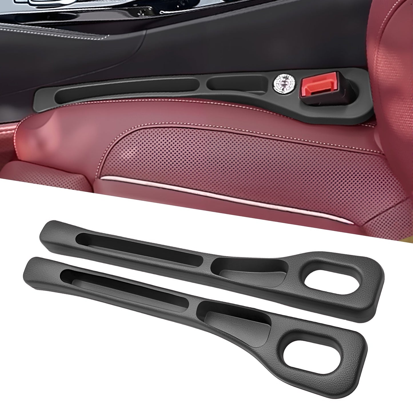 60%OFF🚗Nie wieder das Handy zwischen den Autositzen verlieren💺🌟Universeller Sitzlücken-Füller • Organizer mit Doppel-Fach🌟
