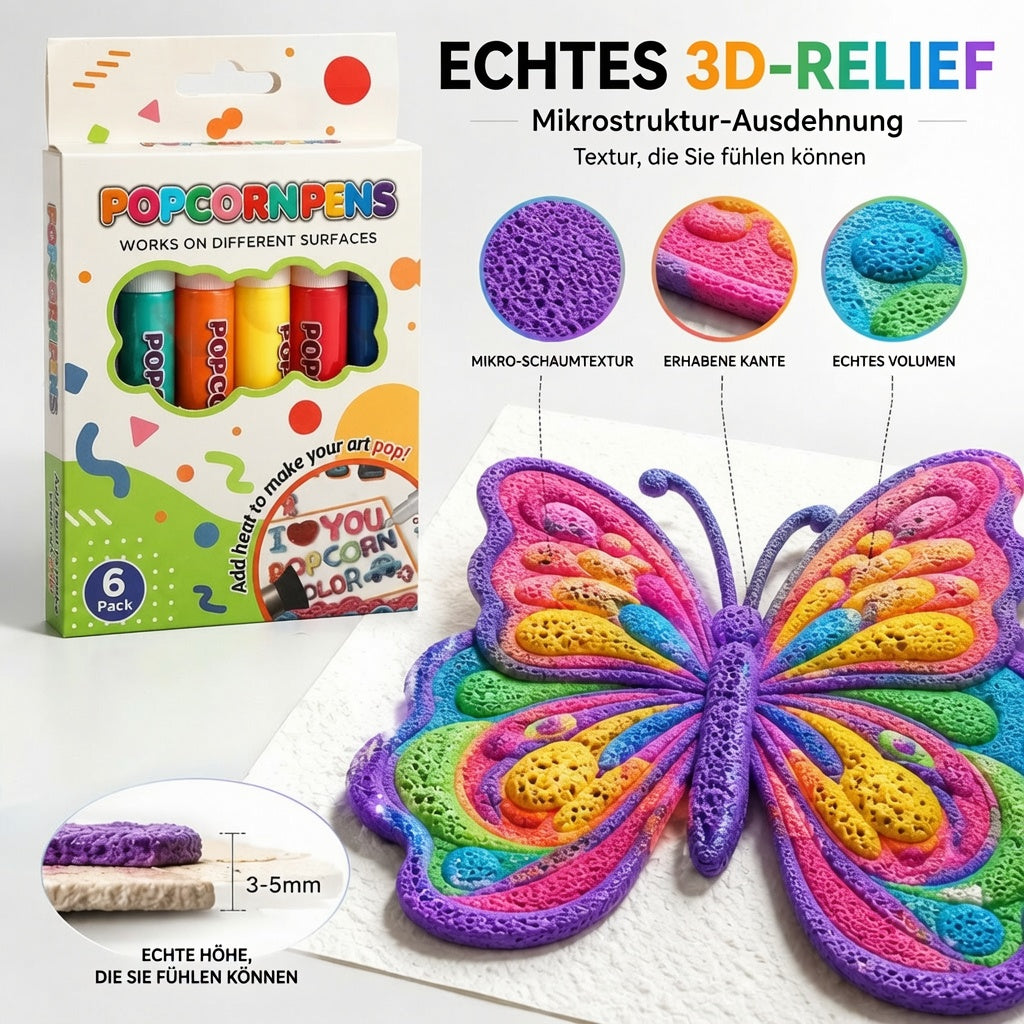 Nur heute 50 % sparen丨3D Relief Art Pen – Aus flachen Zeichnungen wird echte 3D-Kunst 🪄