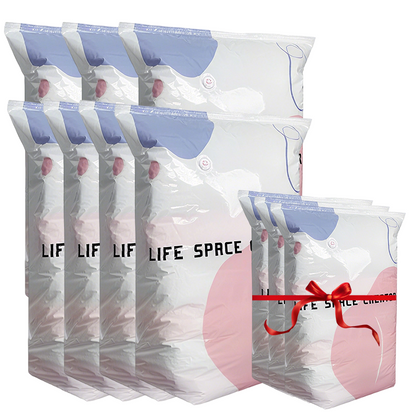 🧳💨 50 % RABATT! Vakuum-Aufbewahrungsbeutel ohne Pumpe – Einfach zusammendrücken und verschließen, ganz ohne Pumpe. Spart bis zu 80 % Platz und hält Kleidung trocken sowie staubfrei. Perfekt für voluminöse Bettwäsche und saisonale Kleidung. 🛏️🗄️