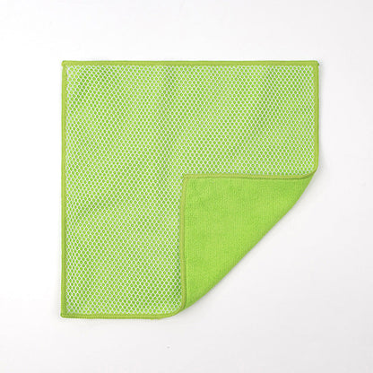 Reinigungstuch mit weißem ABS-Kern, beidseitig mit Mikrofaser und Mesh