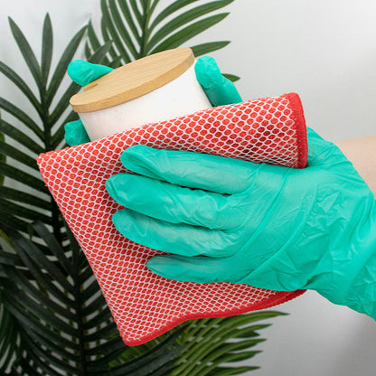 Reinigungstuch mit weißem ABS-Kern, beidseitig mit Mikrofaser und Mesh