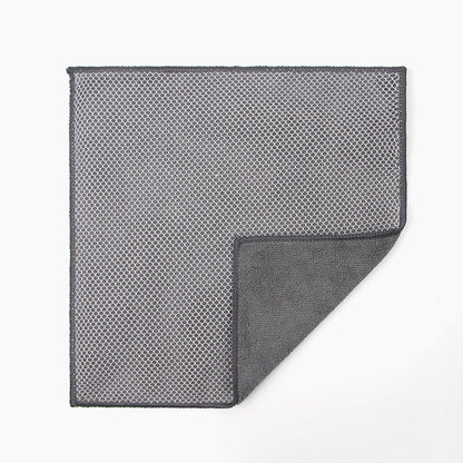 Reinigungstuch mit weißem ABS-Kern, beidseitig mit Mikrofaser und Mesh