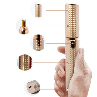 3-in-1 elektrischer Beauty-Trimmer – mit Wechselaufsätzen für Augenbrauen, Gesicht & Detailpflege – für einen gepflegten Look jederzeit und überall 🌍✨