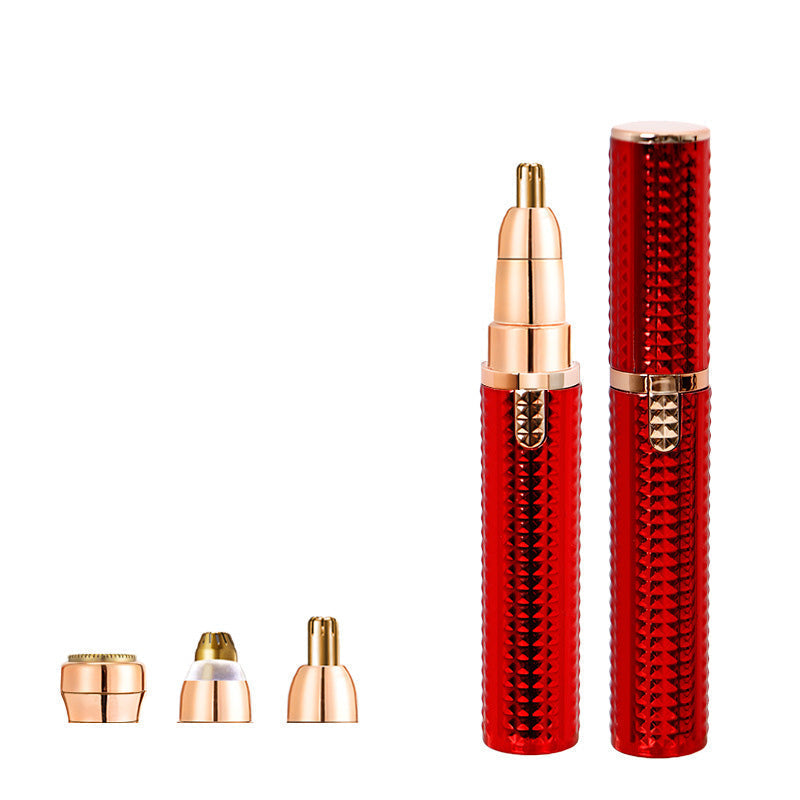 3-in-1 elektrischer Beauty-Trimmer – mit Wechselaufsätzen für Augenbrauen, Gesicht & Detailpflege – für einen gepflegten Look jederzeit und überall 🌍✨