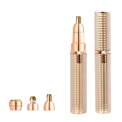 3-in-1 elektrischer Beauty-Trimmer – mit Wechselaufsätzen für Augenbrauen, Gesicht & Detailpflege – für einen gepflegten Look jederzeit und überall 🌍✨