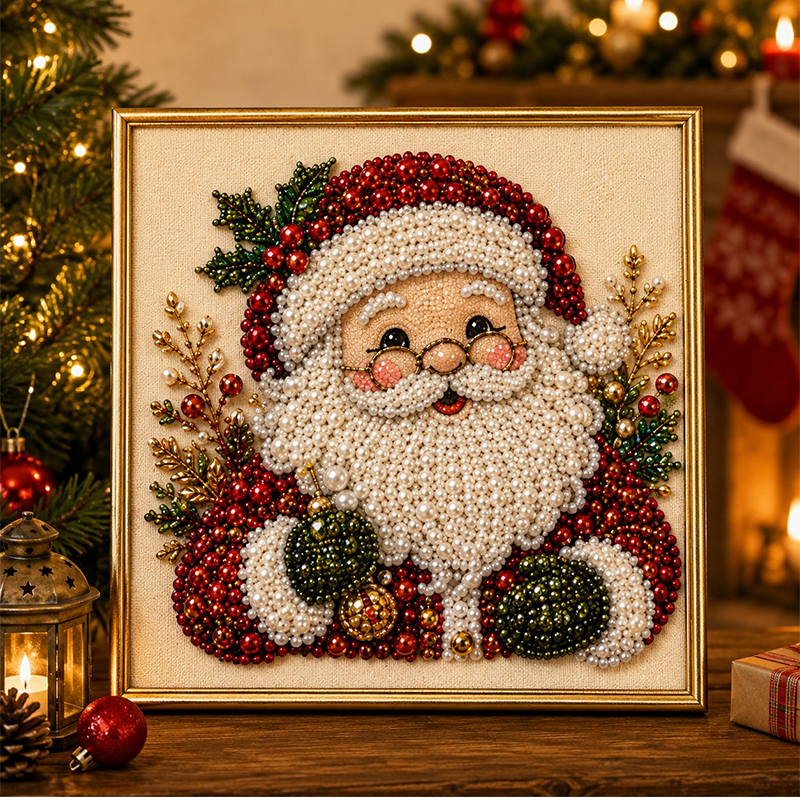 DIY Weihnachts-Perlenkunst-Set 💎 Entspannend gestalten – anschließend festlich dekorieren. ✨