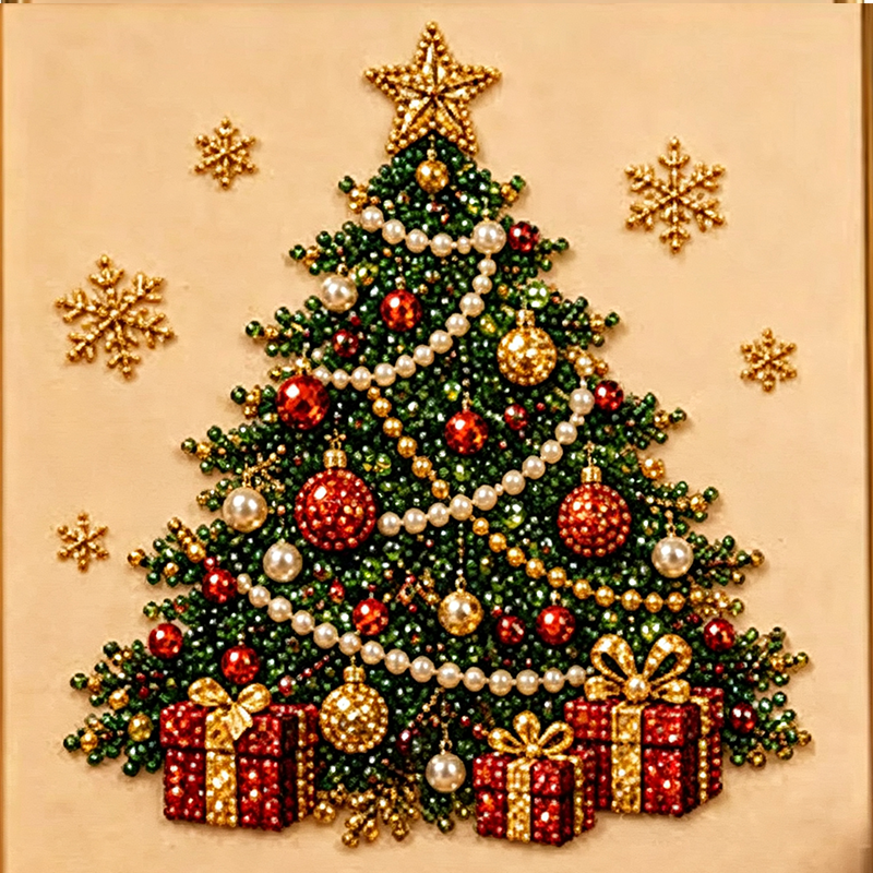 DIY Weihnachts-Perlenkunst-Set 💎 Entspannend gestalten – anschließend festlich dekorieren. ✨