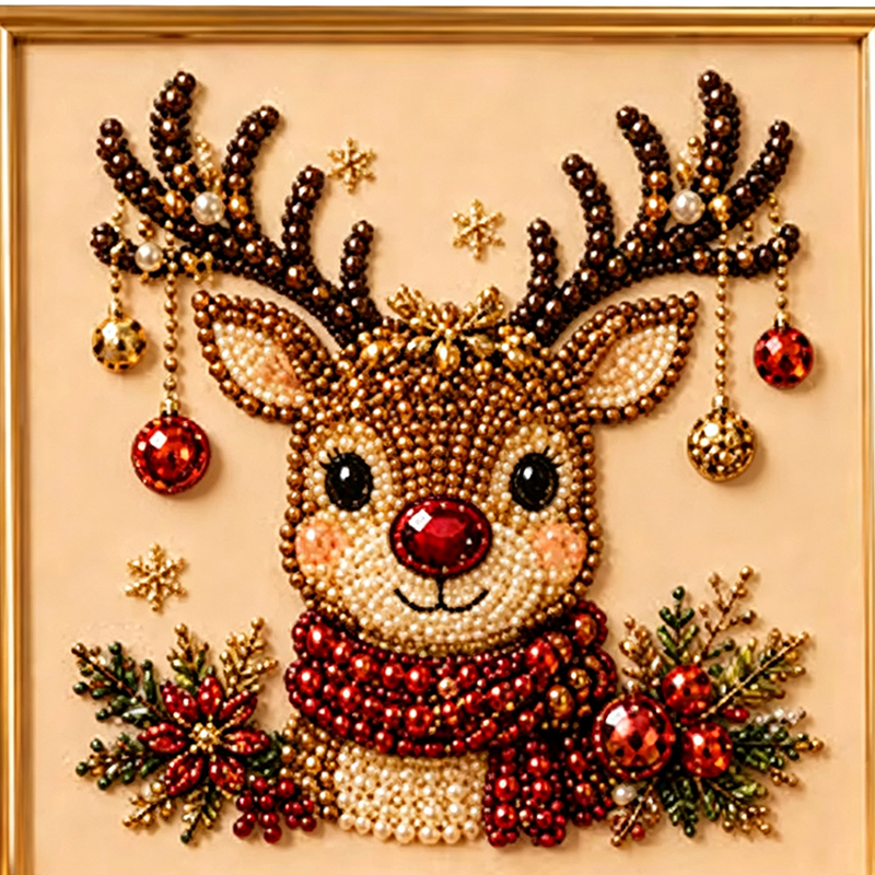 ⏳🎁💎DIY Weihnachts-Perlenkunst-Set 💎 Entspannend gestalten – anschließend festlich dekorieren. ✨