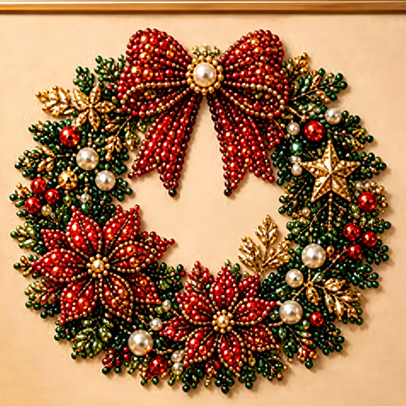 ⏳🎁💎DIY Weihnachts-Perlenkunst-Set 💎 Entspannend gestalten – anschließend festlich dekorieren. ✨