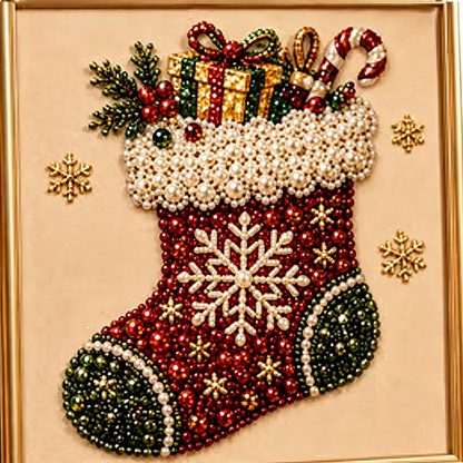 ⏳🎁💎DIY Weihnachts-Perlenkunst-Set 💎 Entspannend gestalten – anschließend festlich dekorieren. ✨