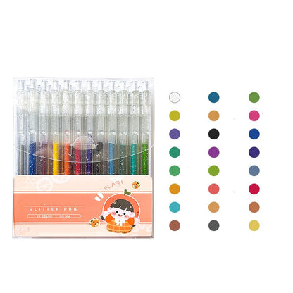 ✨ LANGWEILIGE STIFTE? NIE WIEDER! 🌈 Glitzer-Gelstift-Set – bring jede Seite zum Funkeln!