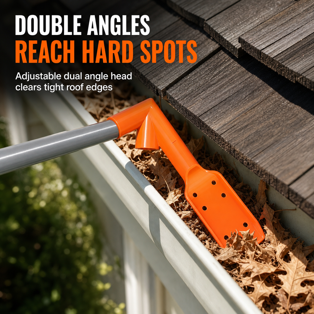 Clean Gutters Instantly! No-Ladder Adjustable Gutter Scoop